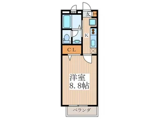 エクセレンス国分寺【2階】の間取り