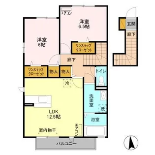 コルテシモ【2階】の間取り