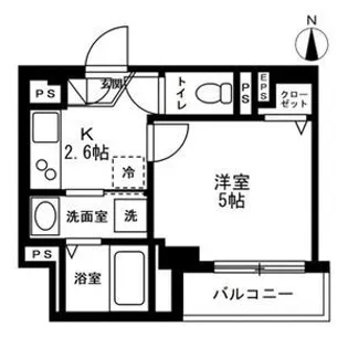 ロージィ赤羽【4階】の間取り