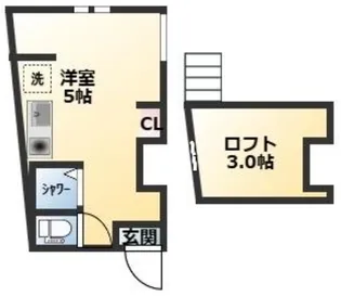アーバンプレイス西新宿5丁目【2階】の間取り
