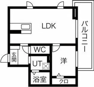 crest垂水【3階】の間取り