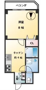 泉食品ビル【3階】の間取り