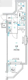 グランフォース浮間舟渡【4階】の間取り