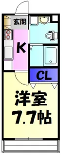 ラフィーネ稲毛【3階】の間取り