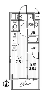 ALTERNA住吉【8階】の間取り