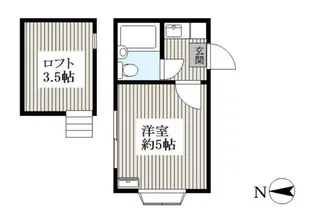プラザドゥハーモニア【1階】の間取り