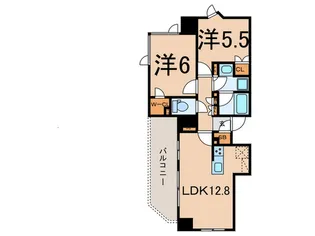ディームス横濱青木町【4階】の間取り