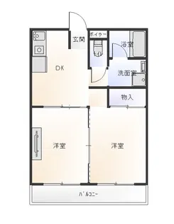 マンション葵I【1階】の間取り