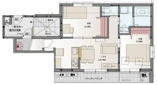 グランメール【2階】の間取り