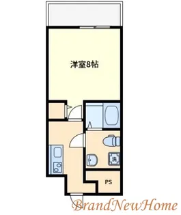 ラシーヌ宿院【3階】の間取り