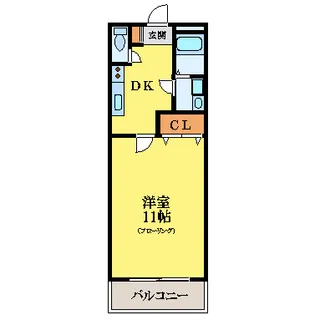 エベンエゼル【4階】の間取り