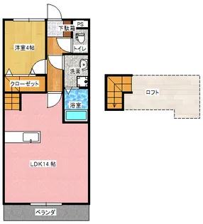 佐賀県佐賀市多布施4【アパート】の間取り
