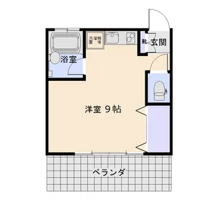 1Rの間取り画像