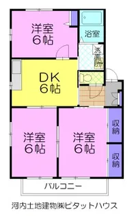 T.Kビレッジ A【2階】の間取り