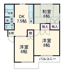ニューエリール【3階】の間取り