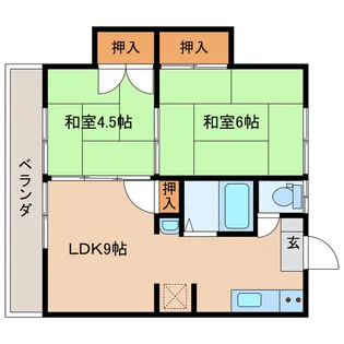 グラムハウスMI【2階】の間取り