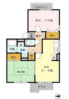 エトワールコートA棟【1階】の間取り