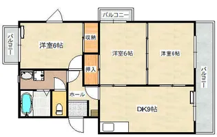 広島県広島市佐伯区利松1【マンション】の間取り