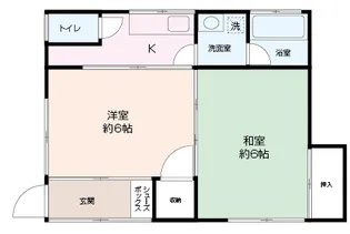 鈴木アパート【2階】の間取り