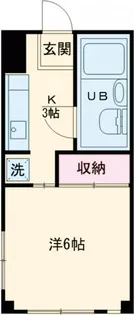 1Kの間取り画像