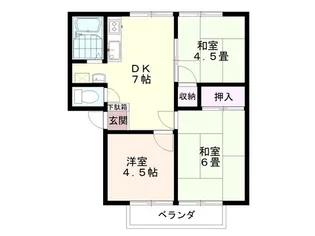 サンライフ伊藤【2階】の間取り