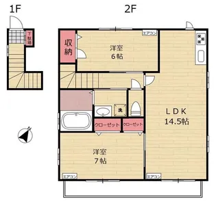 KEIソレーユ【2階】の間取り
