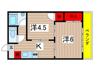 一ツ橋ハイム【5階】の間取り