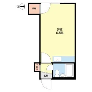 ブルーベル北17【2階】の間取り