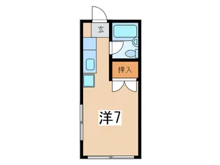 メゾンド山野【1階】の間取り