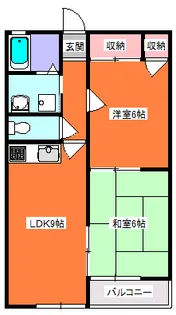 エトワール野田【2階】の間取り
