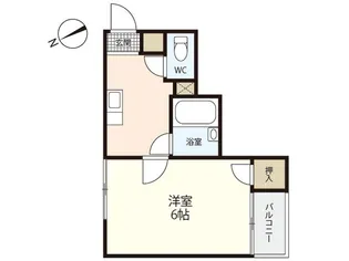 メルシー藤村【2階】の間取り