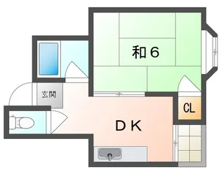 アール・アイ緑町【2階】の間取り