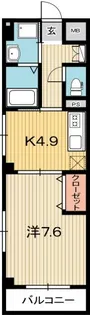 高知県高知市城見町【マンション】の間取り