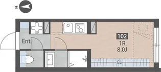サクシードレジデンス中落合【1階】の間取り