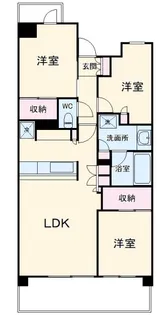 ドレッセ横浜十日市場レジデンス【1階】の間取り