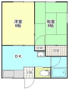 いさみハイツ【1階】の間取り