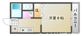 岡山県岡山市北区津高【アパート】の間取り