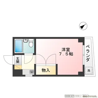 ミモザビル【4階】の間取り