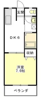 コーポ新町II【1階】の間取り