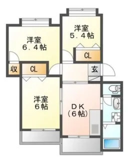 アムール【2階】の間取り