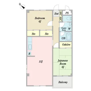 アトリウムタジマ【1階】の間取り