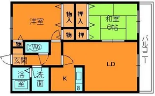 シンフォニーコート2【2階】の間取り