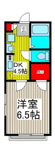 埼玉県蕨市南町1【アパート】の間取り