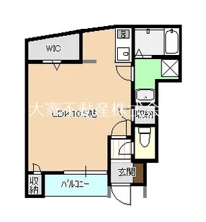 Prezia福田【1階】の間取り