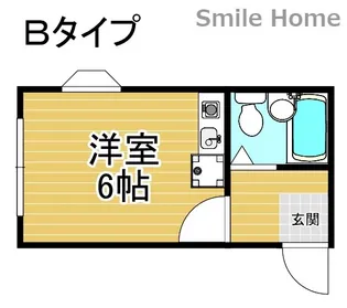 ベルシャトー南加賀屋【1階】の間取り