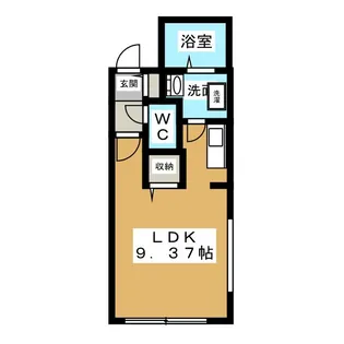 グランディール覚王山【3階】の間取り