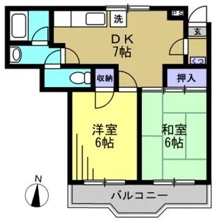 ライトパレスT【3階】の間取り