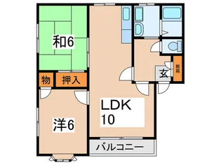 サニ-コ-ト【2階】の間取り