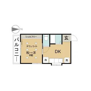 スワンハイツ並木【1階】の間取り