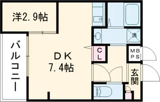 シーエムトワ【4階】の間取り